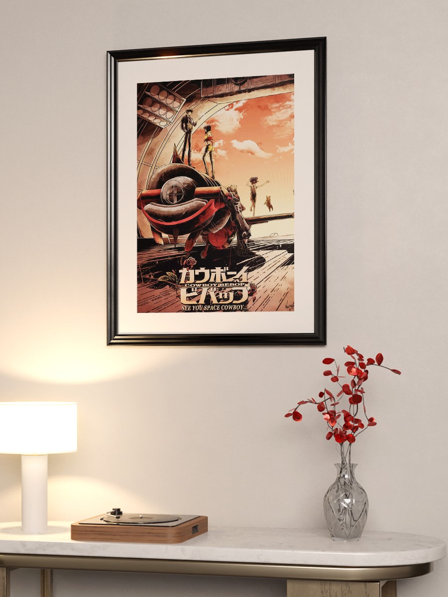 Cowboy Bebop Anime Poster Çerçevesiz Yüksek Kalite Anime Duvar Poster