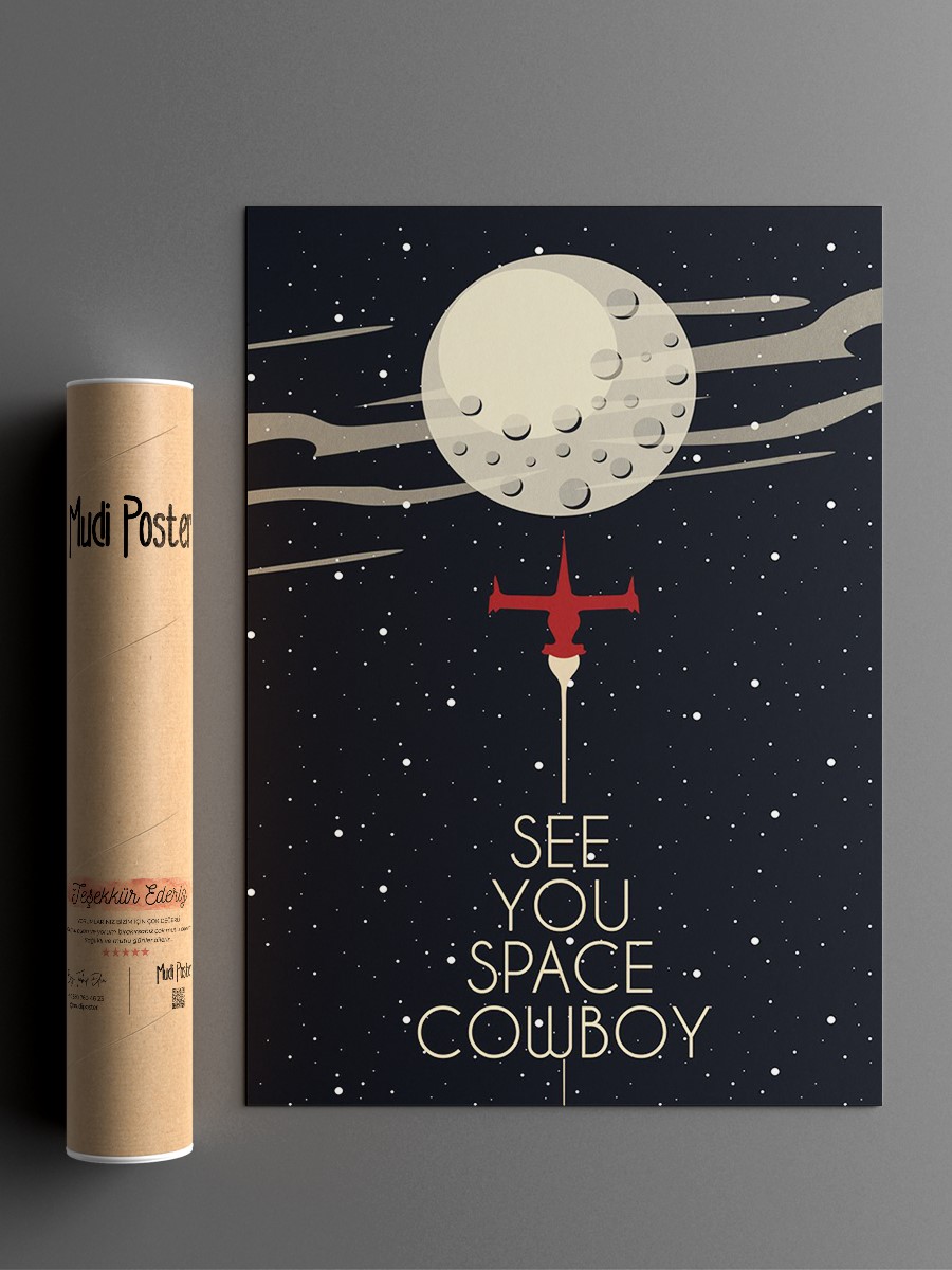 Cowboy Bebop Anime Poster Çerçevesiz Yüksek Kalite Anime Duvar Poster