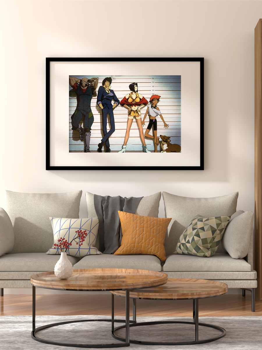 Cowboy Bebop Anime Poster Çerçevesiz Yüksek Kalite Anime Duvar Poster