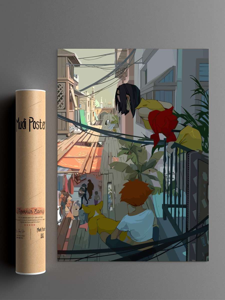 Cowboy Bebop Spike Anime Poster Çerçevesiz Yüksek Kalite Anime Duvar Poster