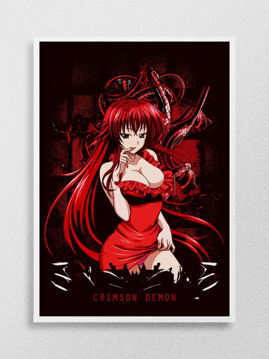 Crimson Demon Anime Poster Çerçevesiz Yüksek Kalite Anime Duvar Poster
