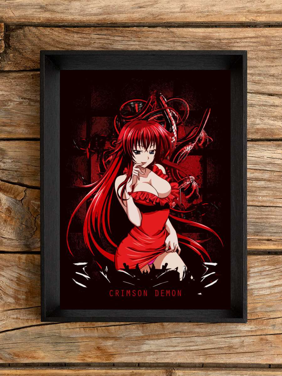 Crimson Demon Anime Poster Çerçevesiz Yüksek Kalite Anime Duvar Poster
