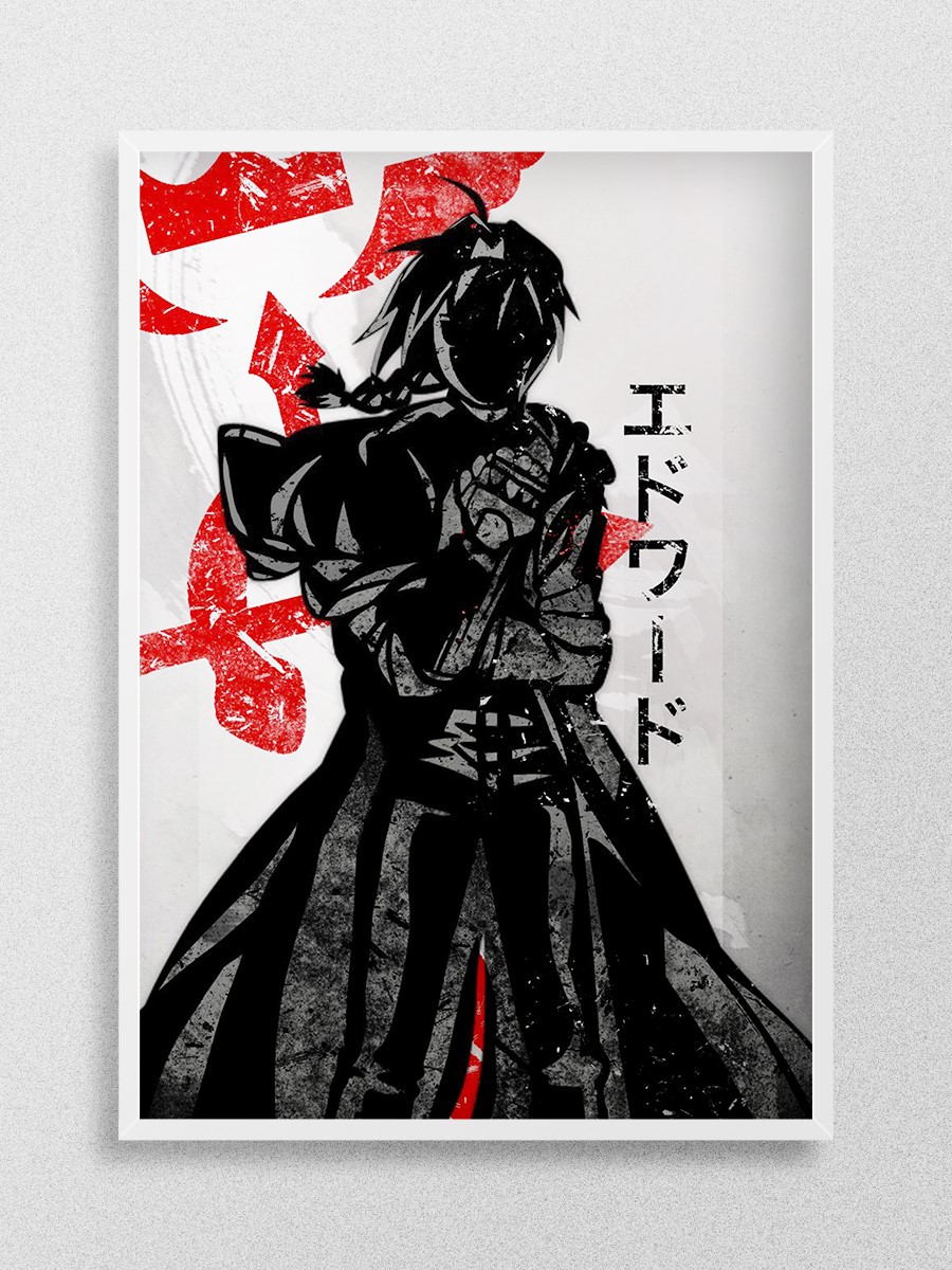 Crimson Edward Anime Poster Çerçevesiz Yüksek Kalite Anime Duvar Poster