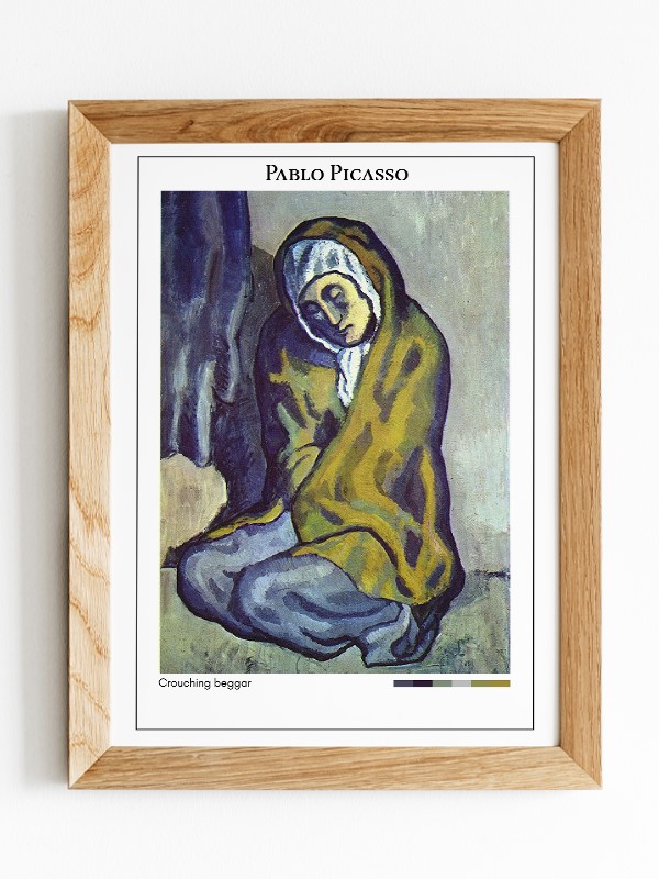 Pablo Picasso Crouching beggar Poster