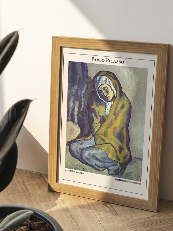 Pablo Picasso Crouching beggar Poster