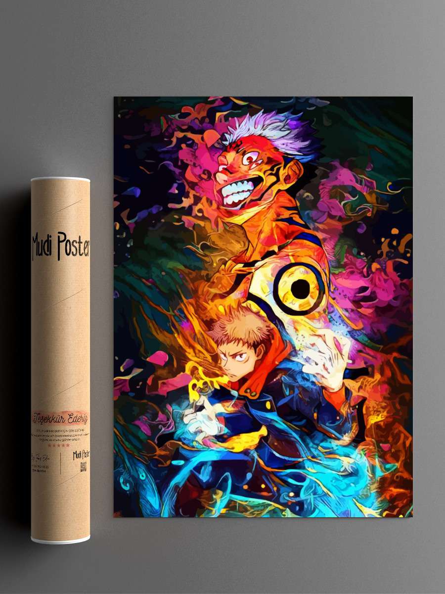 Curse boy Anime Poster Çerçevesiz Yüksek Kalite Anime Duvar Poster