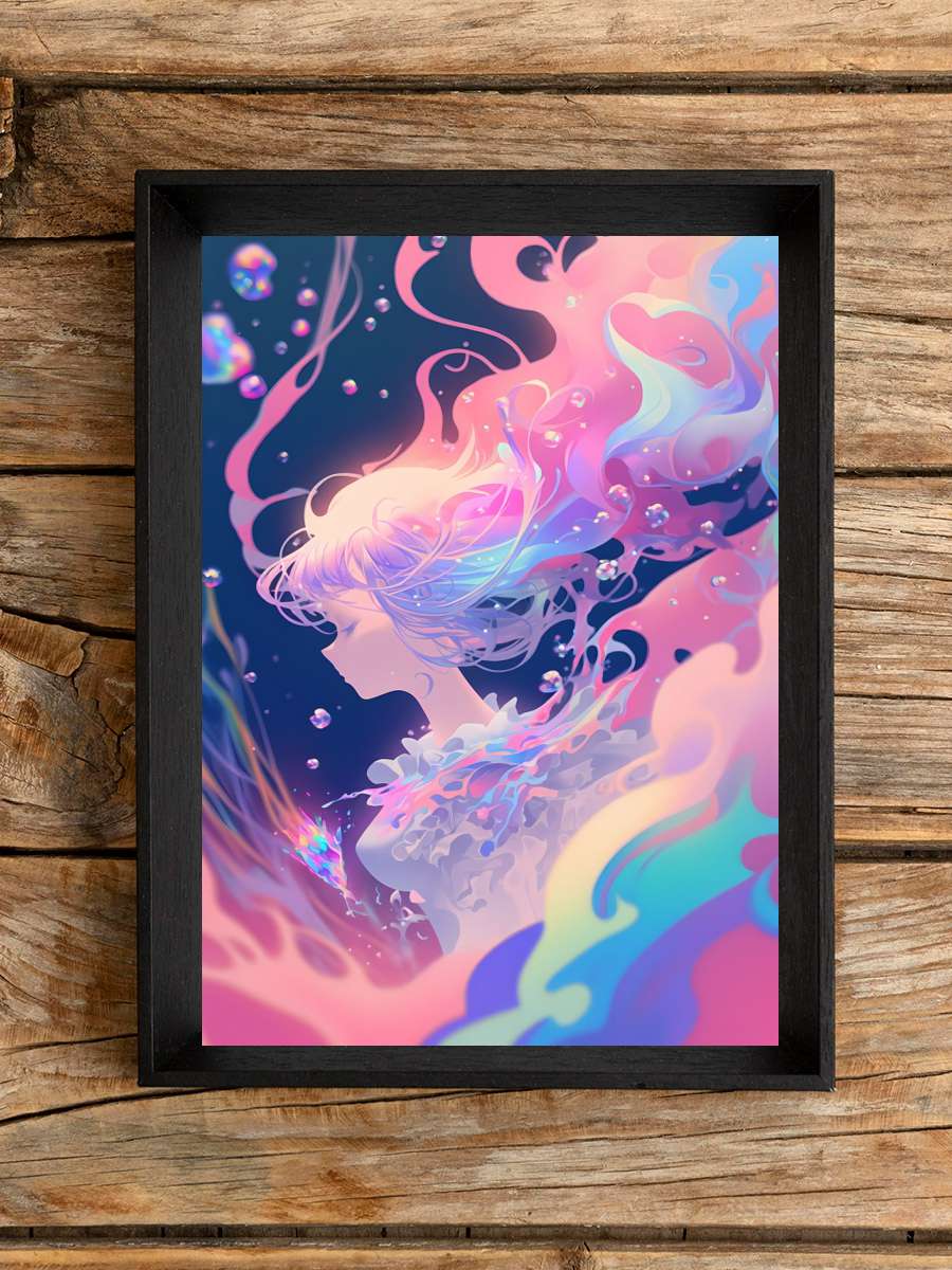 cute amine girl Anime Poster Çerçevesiz Yüksek Kalite Anime Duvar Poster