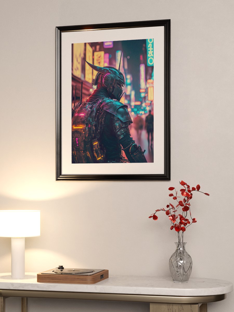 Cyberpunk Samurai 5 Anime Poster Çerçevesiz Yüksek Kalite Anime Duvar Poster
