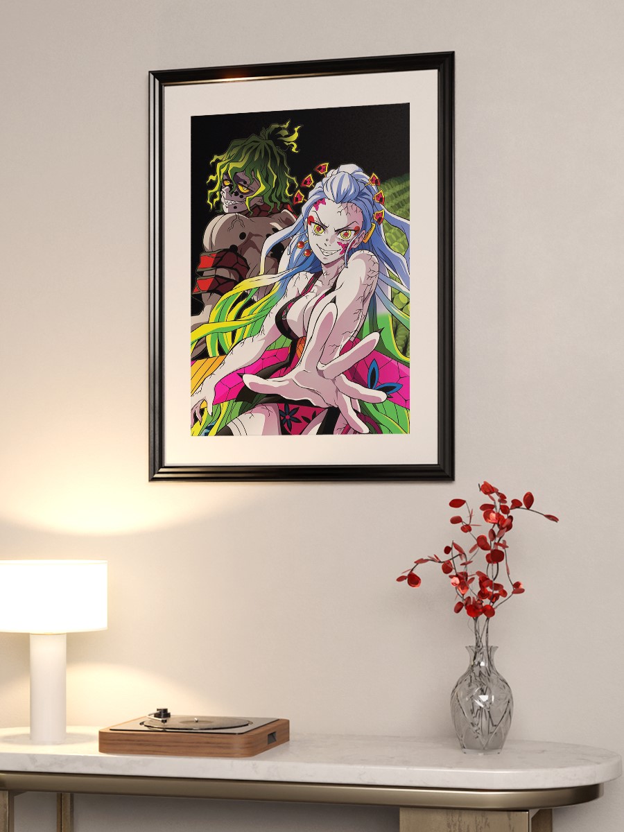 Daki X Gyutaro  Anime Poster Çerçevesiz Yüksek Kalite Anime Duvar Poster
