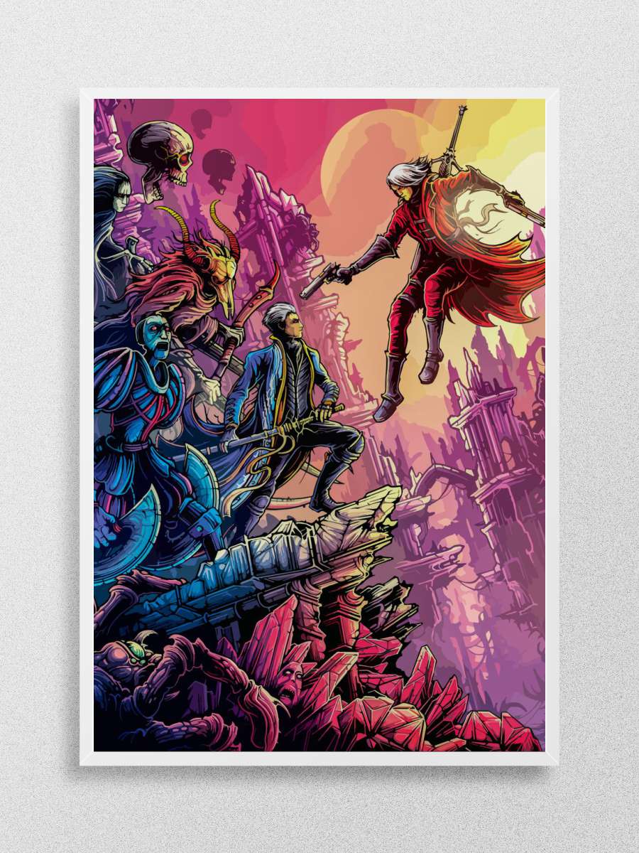 Dante Anime Poster Çerçevesiz Yüksek Kalite Anime Duvar Poster