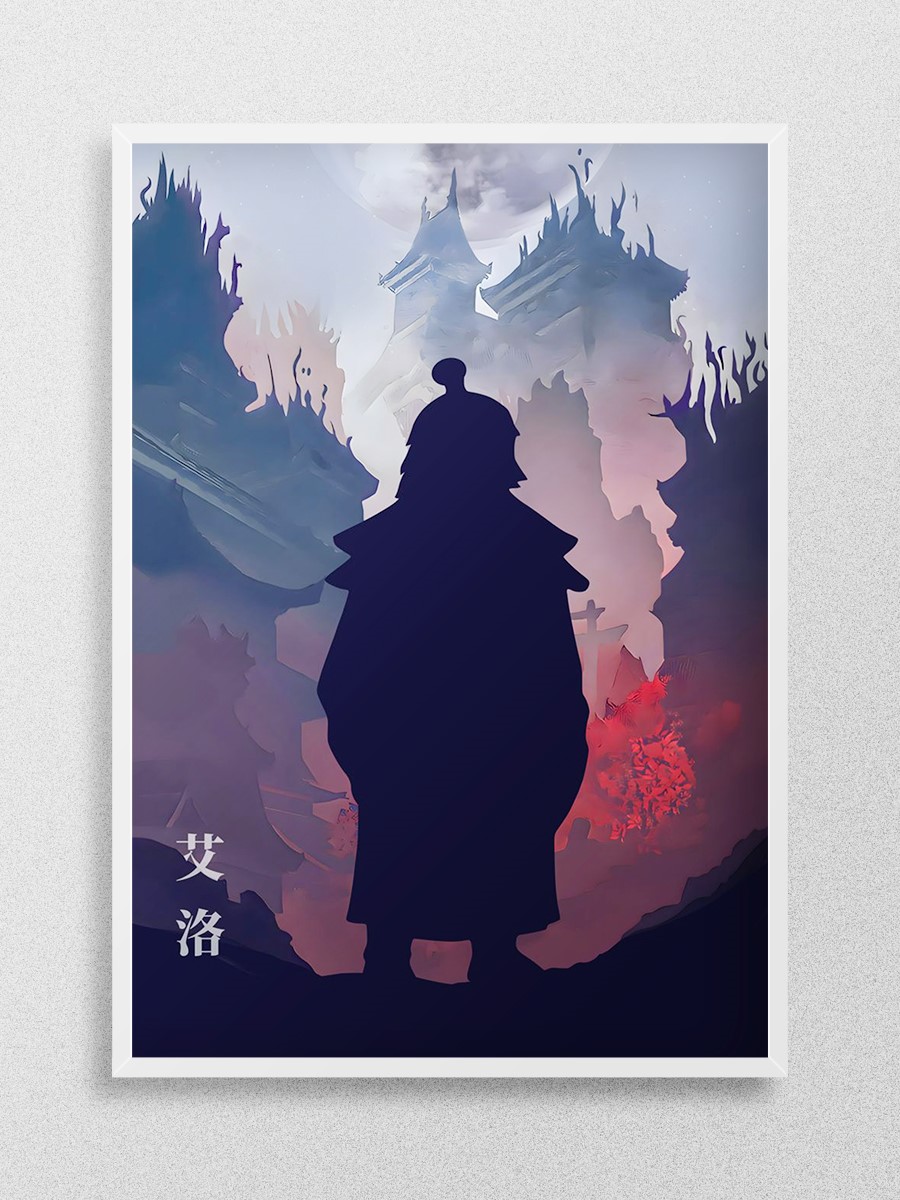 Dark Iroh Anime Poster Çerçevesiz Yüksek Kalite Anime Duvar Poster