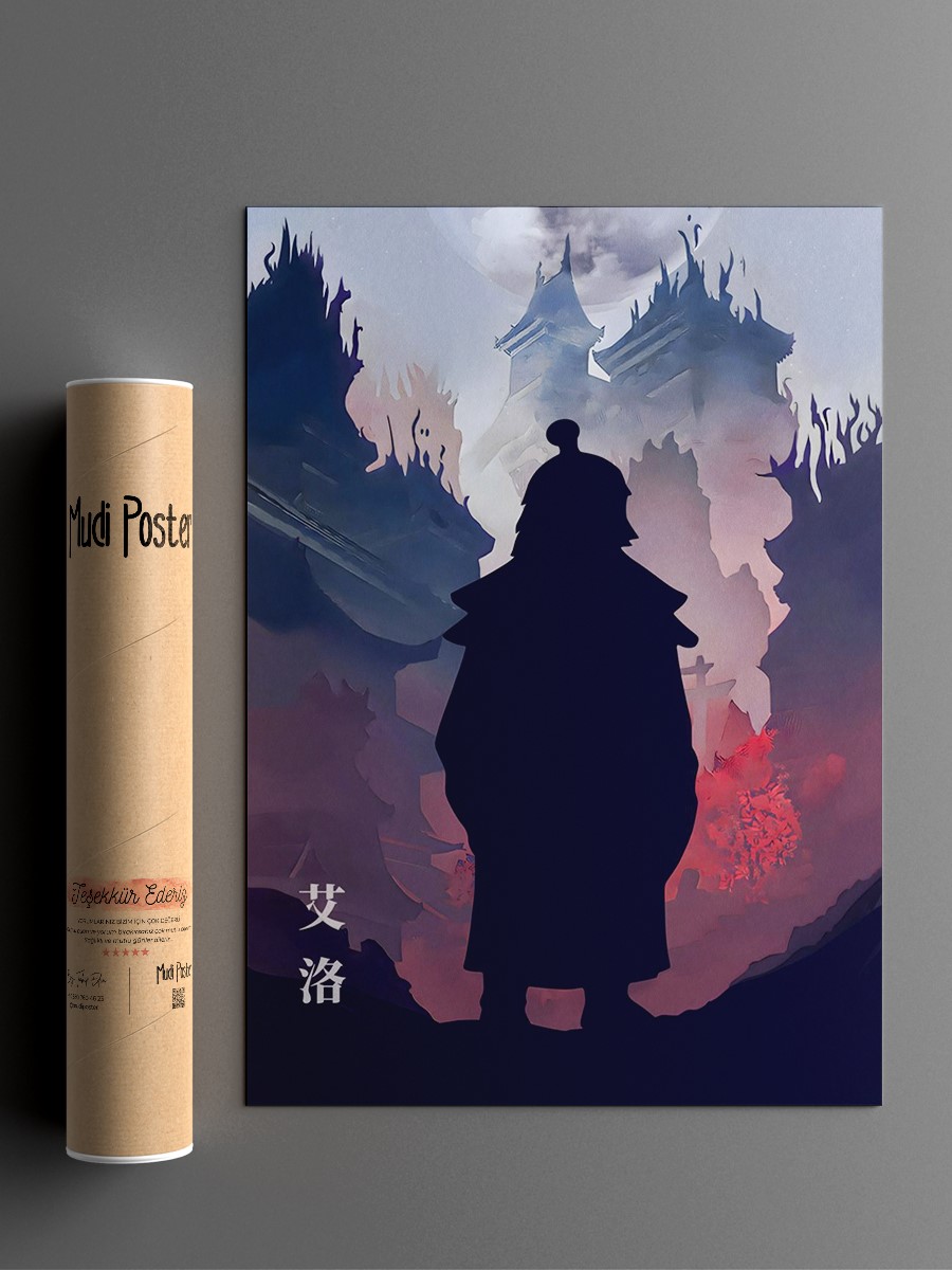 Dark Iroh Anime Poster Çerçevesiz Yüksek Kalite Anime Duvar Poster