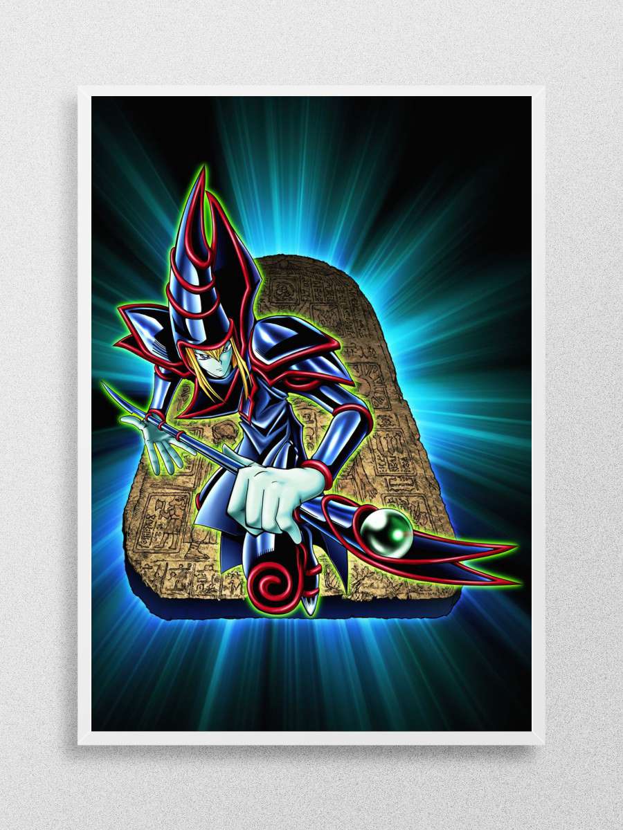 Dark Magician Card Anime Poster Çerçevesiz Yüksek Kalite Anime Duvar Poster