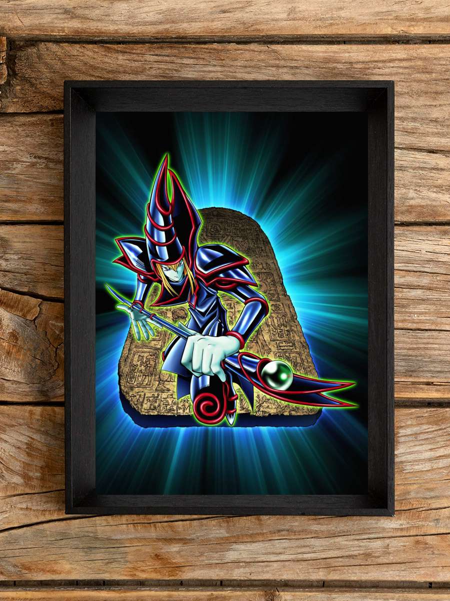 Dark Magician Card Anime Poster Çerçevesiz Yüksek Kalite Anime Duvar Poster