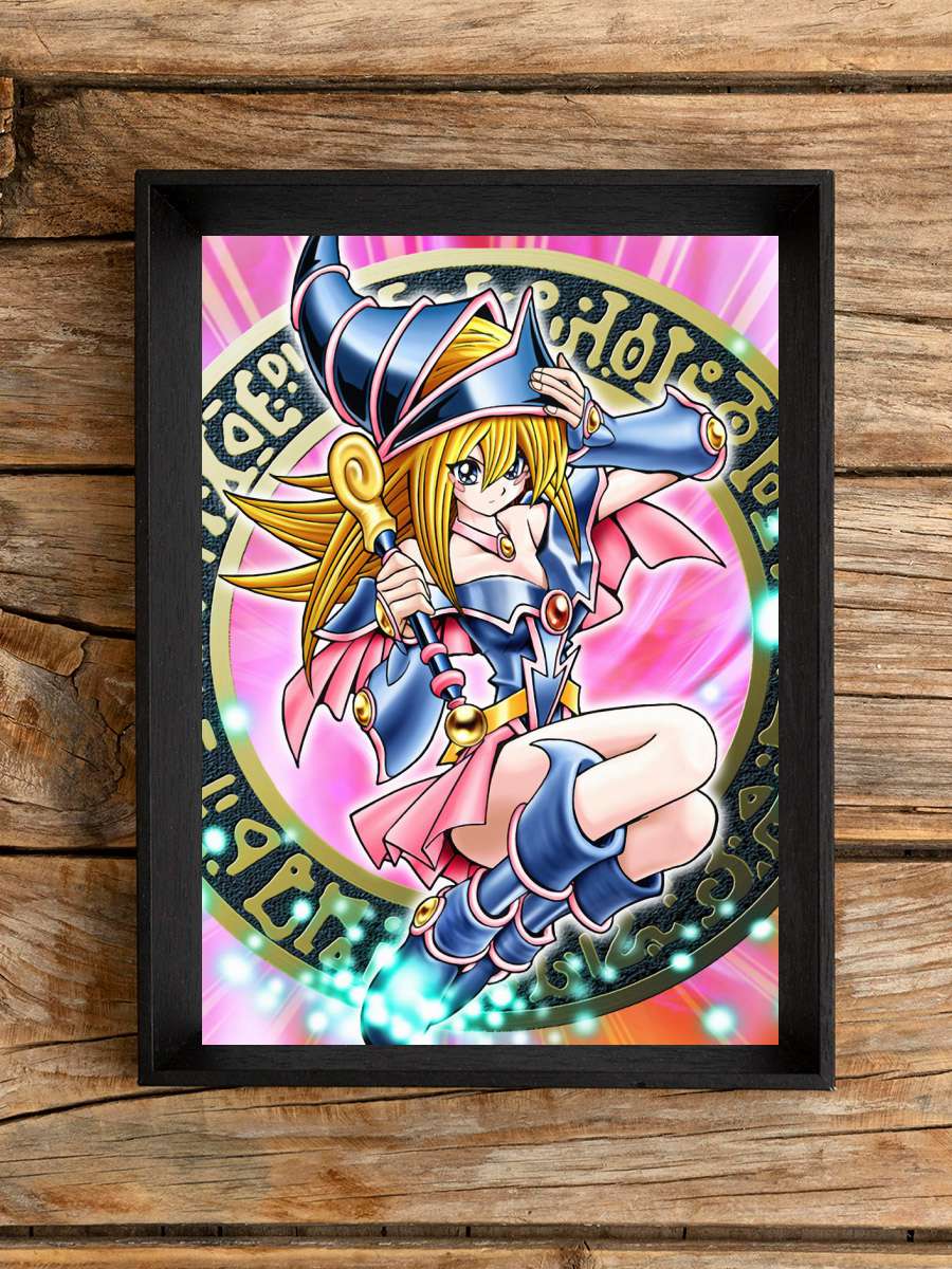 Dark Magician Girl Card Anime Poster Çerçevesiz Yüksek Kalite Anime Duvar Poster