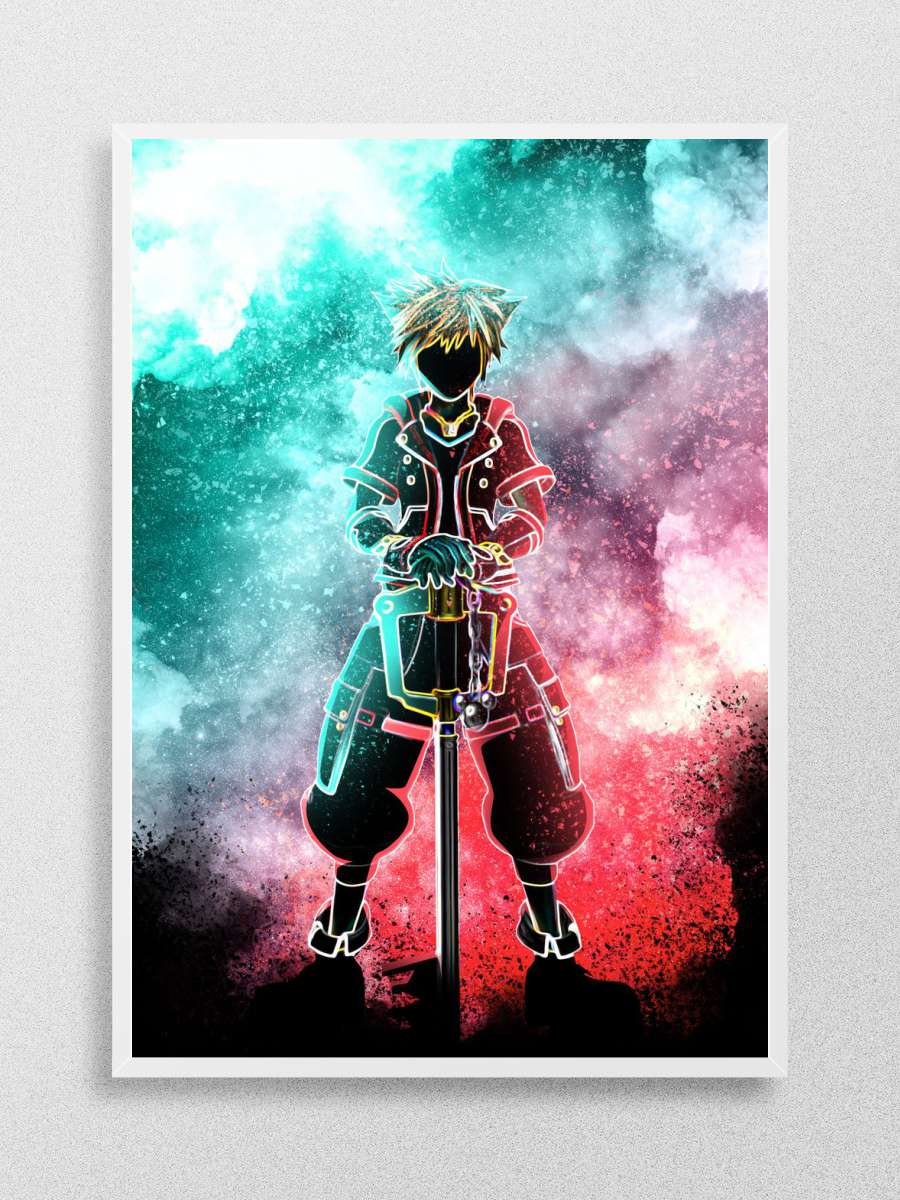 Dark soul of gaming Anime Poster Çerçevesiz Yüksek Kalite Anime Duvar Poster