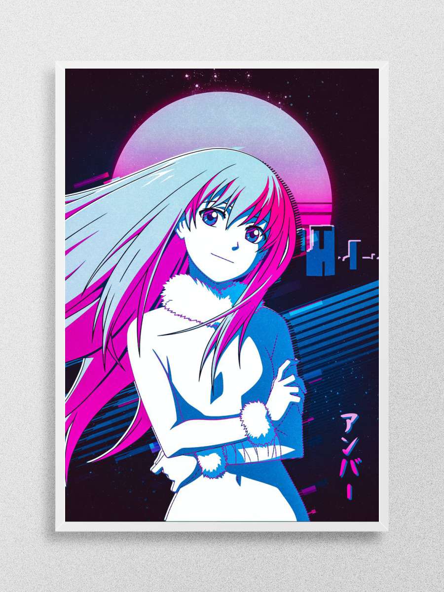 Darker than Black Amber Anime Poster Çerçevesiz Yüksek Kalite Anime Duvar Poster