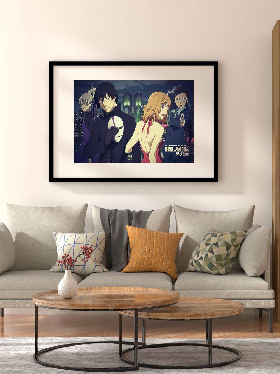 Darker Than Black Anime Poster Çerçevesiz Yüksek Kalite Anime Duvar Poster