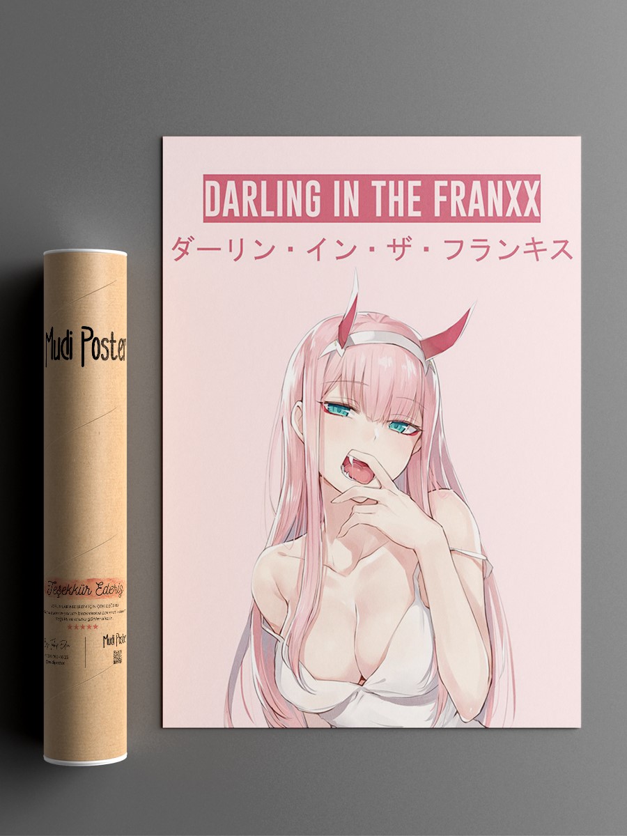 Darling in the Franxx Anime Poster Çerçevesiz Yüksek Kalite Anime Duvar Poster
