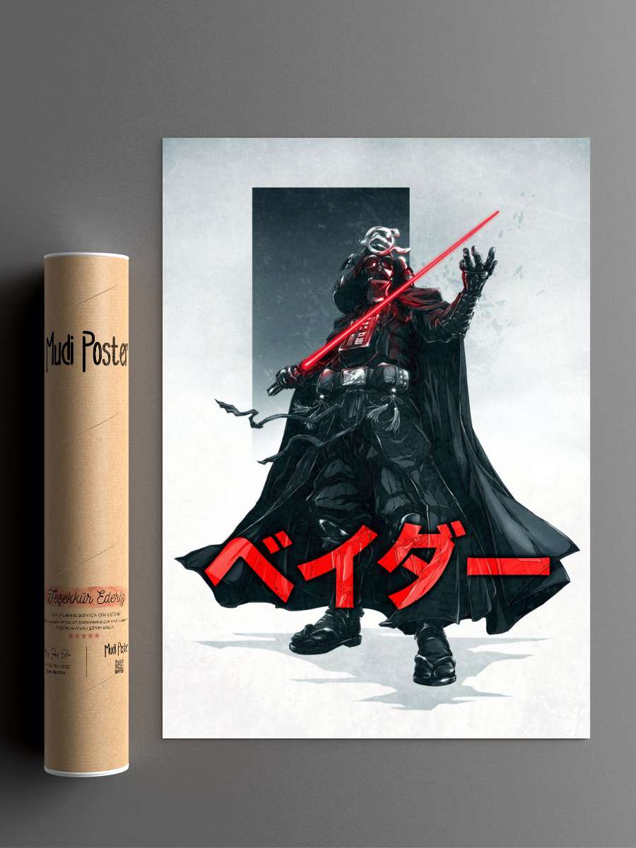 Darth Vader Anime Poster Çerçevesiz Yüksek Kalite Anime Duvar Poster