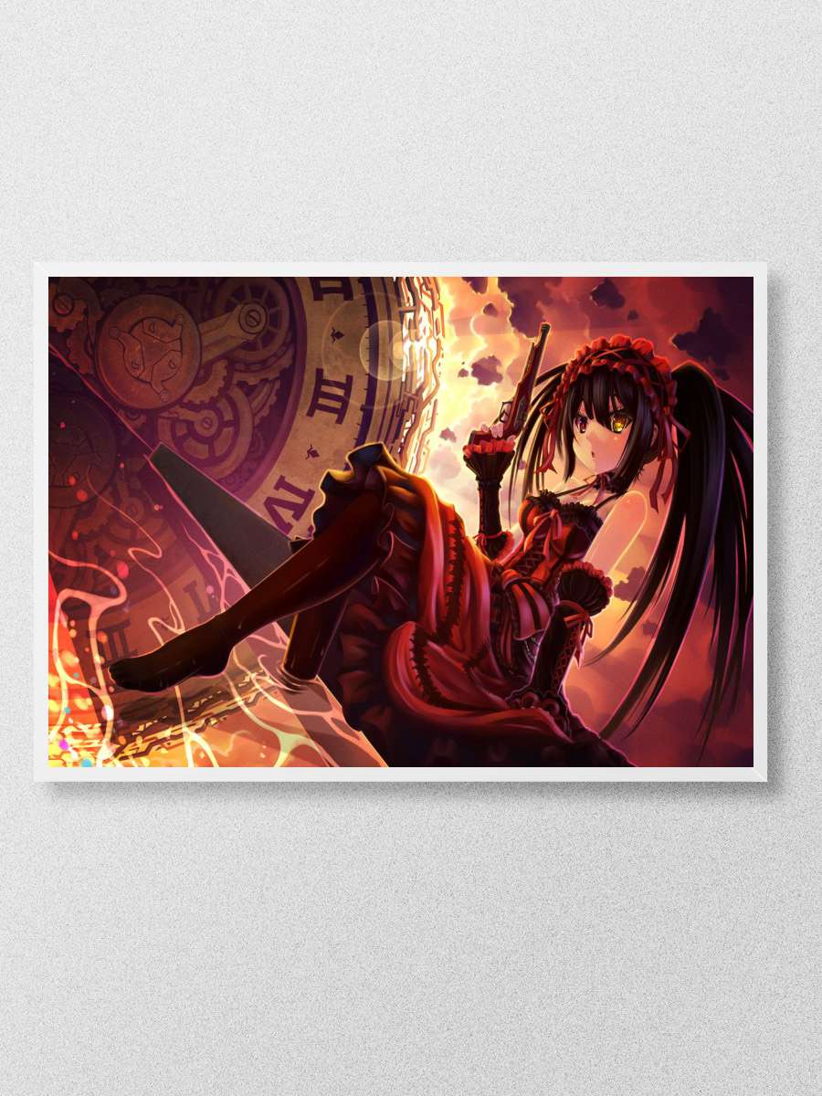 Date A Live Kurumi Tokisak Anime Poster Çerçevesiz Yüksek Kalite Anime Duvar Poster