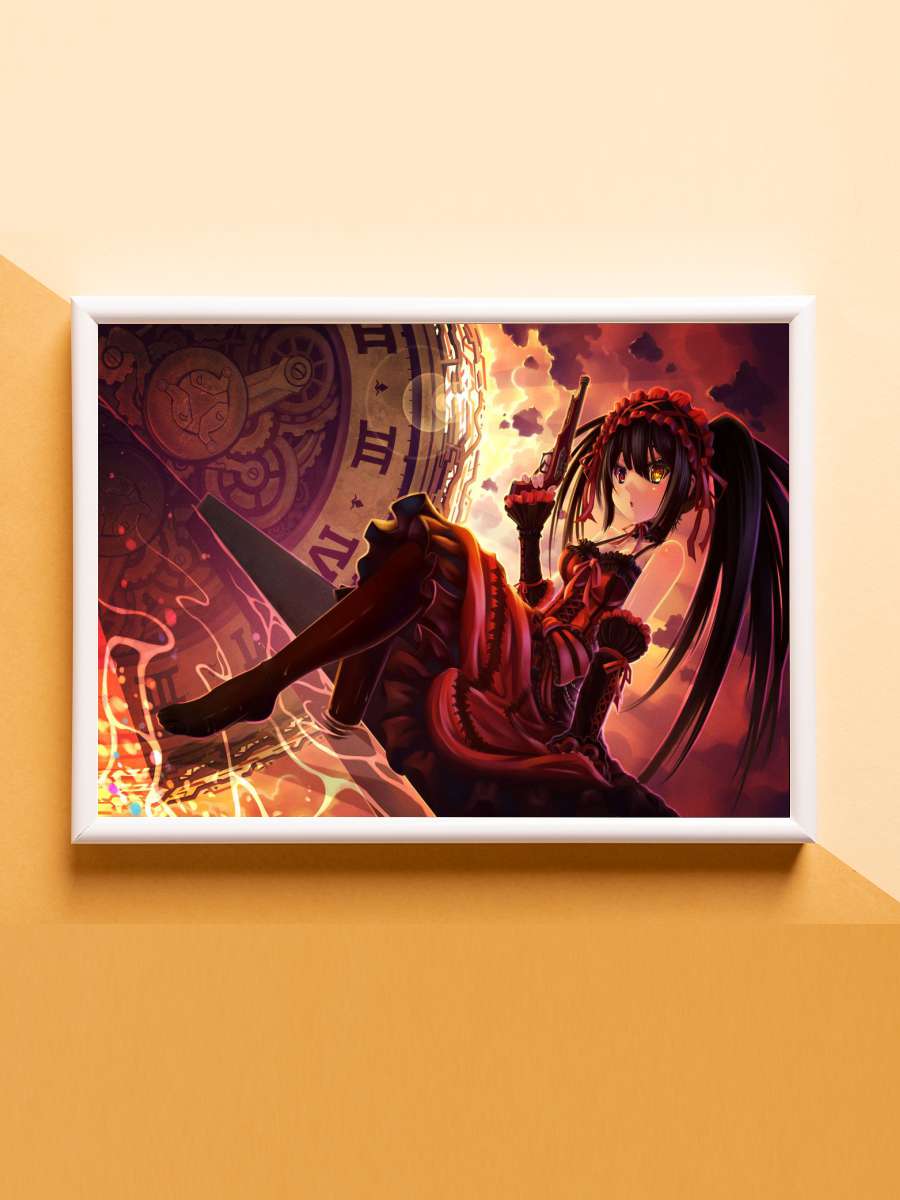 Date A Live Kurumi Tokisak Anime Poster Çerçevesiz Yüksek Kalite Anime Duvar Poster