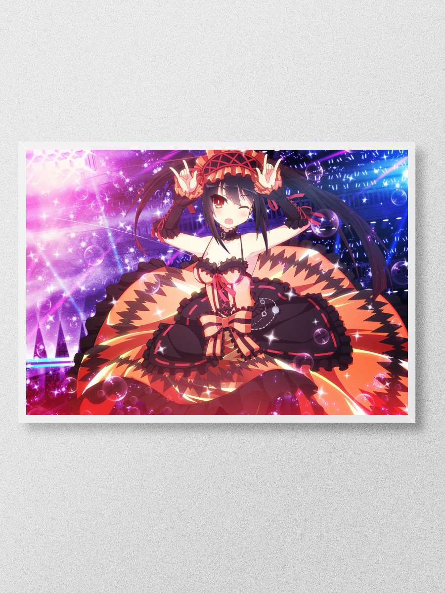 Date A Live Kurumi Tokisak Anime Poster Çerçevesiz Yüksek Kalite Anime Duvar Poster