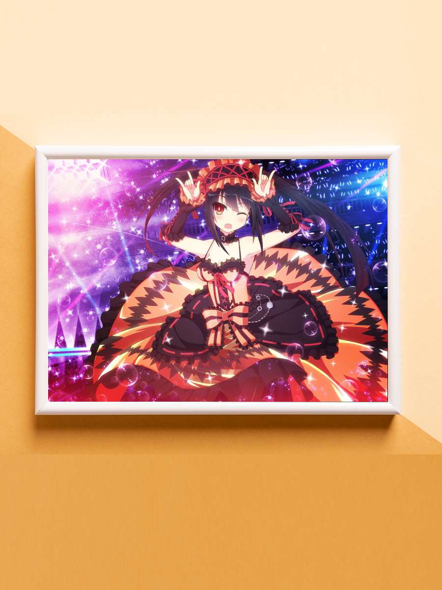 Date A Live Kurumi Tokisak Anime Poster Çerçevesiz Yüksek Kalite Anime Duvar Poster