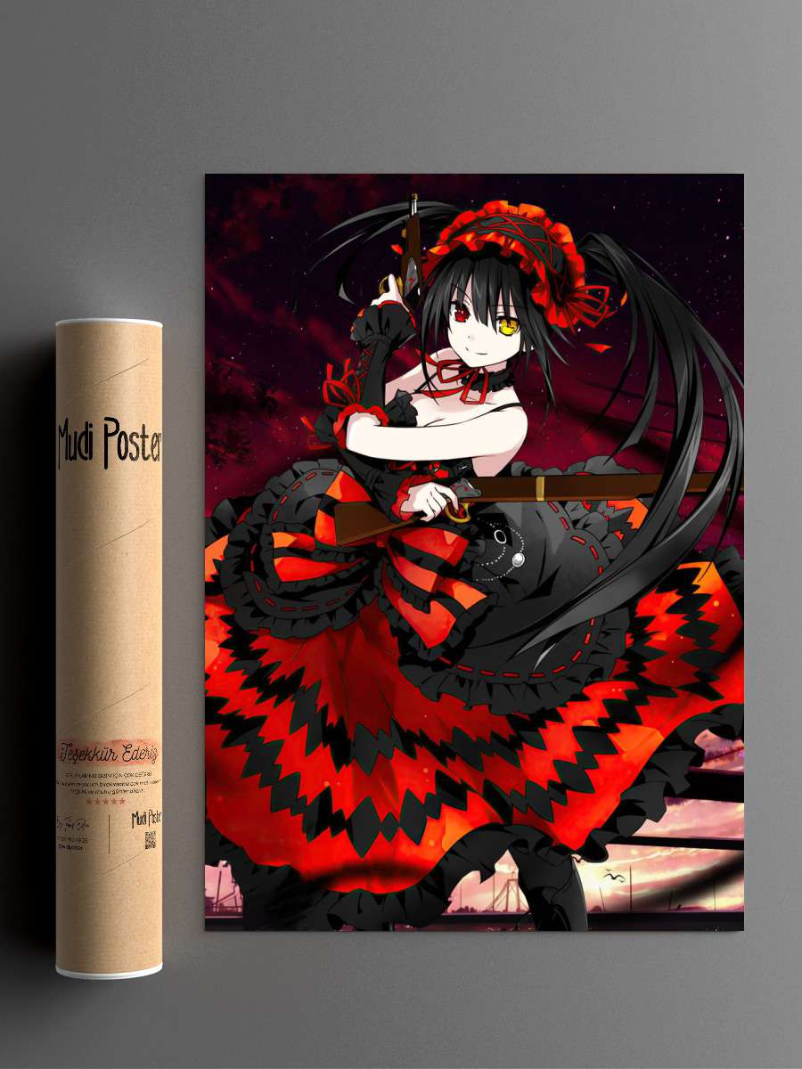 Date A Live Anime Poster Çerçevesiz Yüksek Kalite Anime Duvar Poster