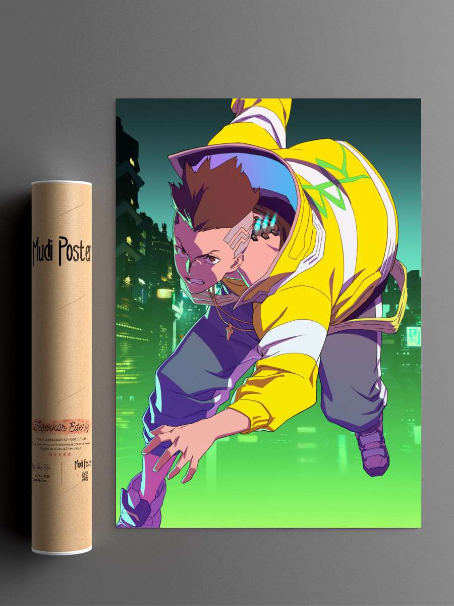 David Edgerunners Anime Poster Çerçevesiz Yüksek Kalite Anime Duvar Poster