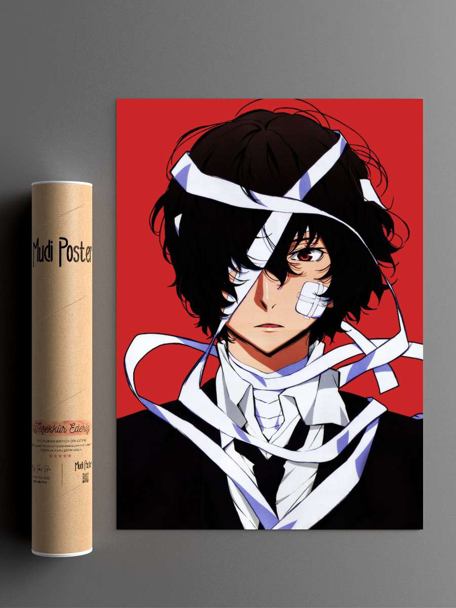 Dazai Osamu Anime Poster Çerçevesiz Yüksek Kalite Anime Duvar Poster