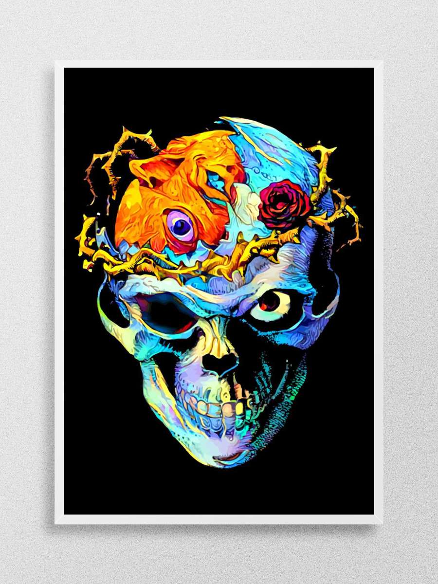 Dead Skull Anime Poster Çerçevesiz Yüksek Kalite Anime Duvar Poster