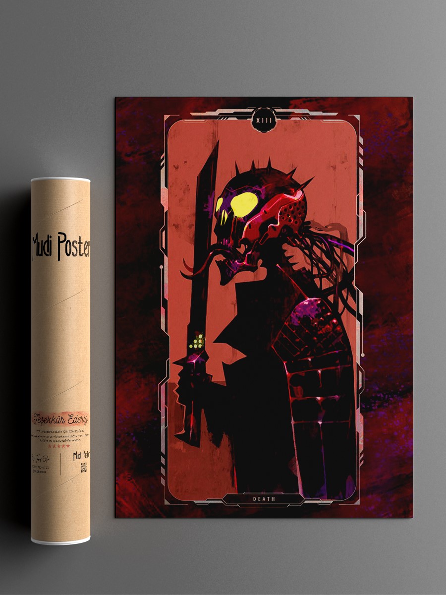 Death Anime Poster Çerçevesiz Yüksek Kalite Anime Duvar Poster
