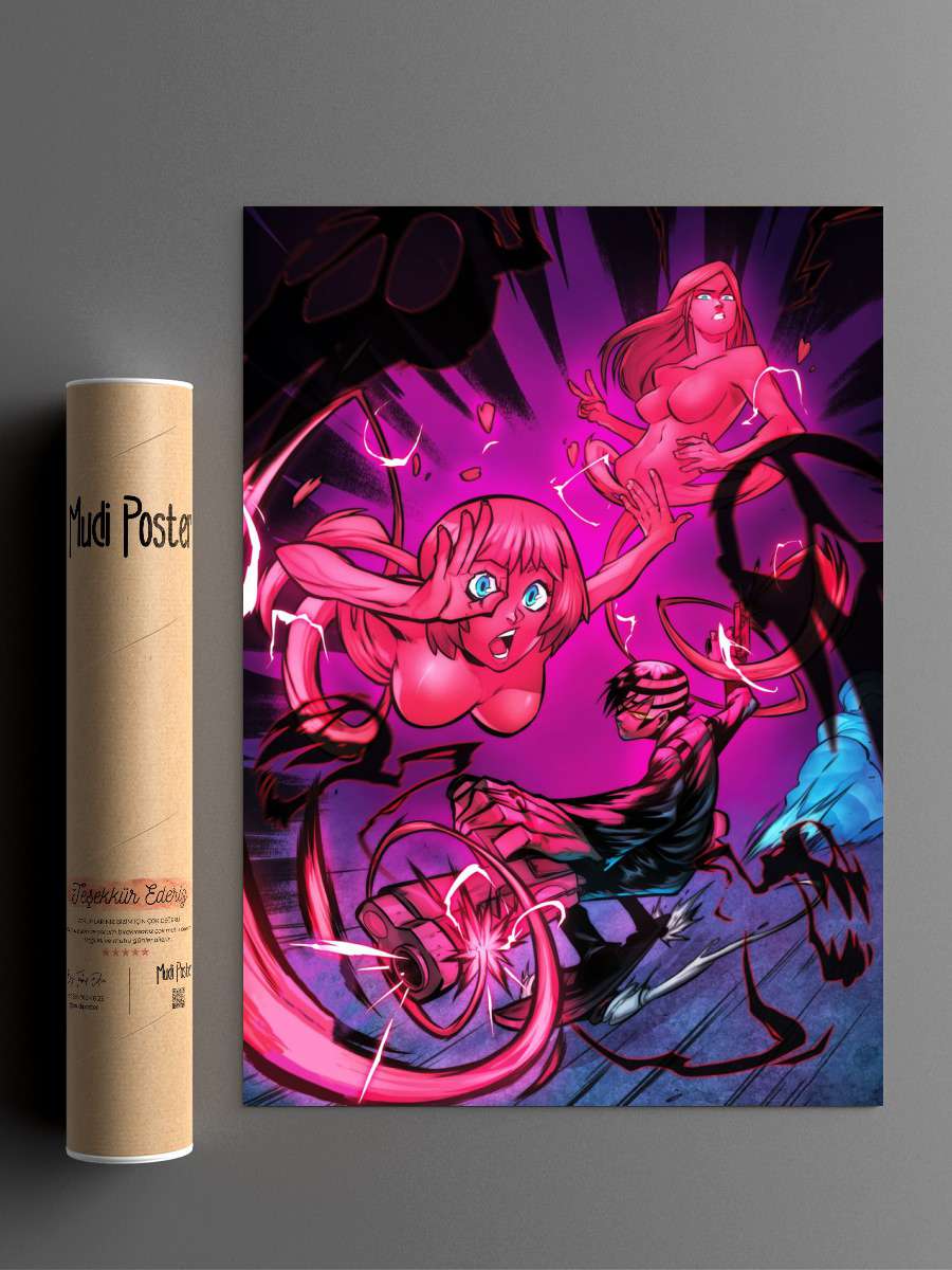 Death the Kid Anime Poster Çerçevesiz Yüksek Kalite Anime Duvar Poster