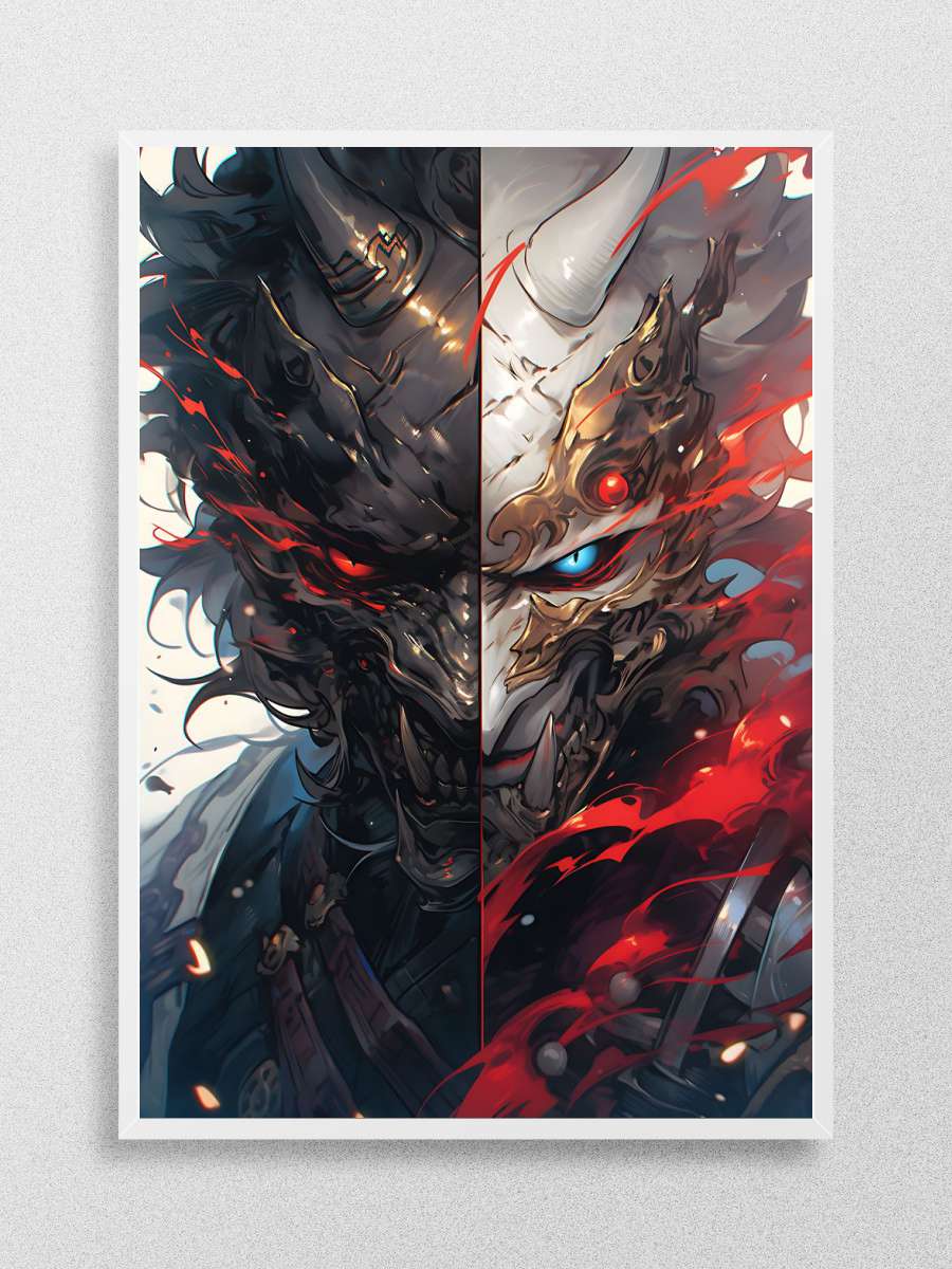 Death vs Life Anime Anime Poster Çerçevesiz Yüksek Kalite Anime Duvar Poster