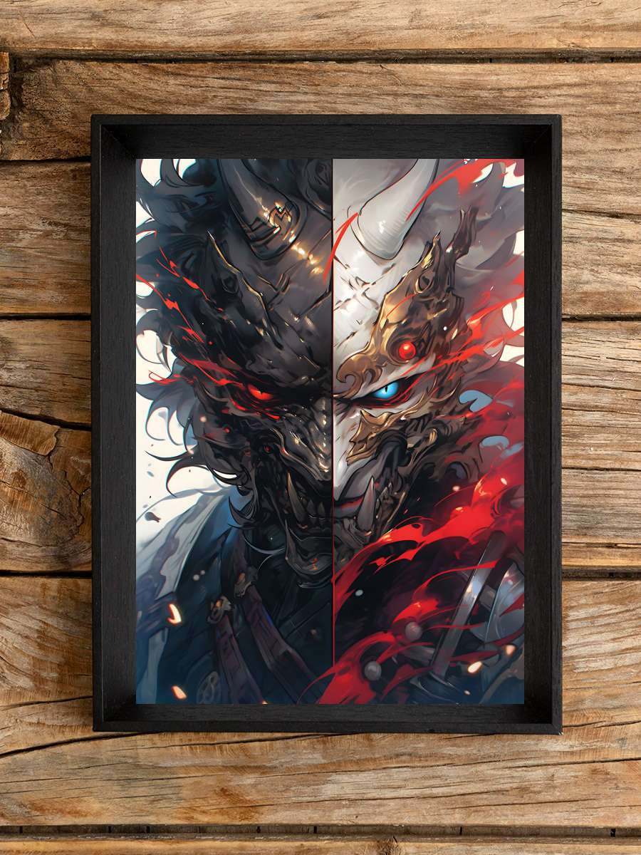 Death vs Life Anime Anime Poster Çerçevesiz Yüksek Kalite Anime Duvar Poster