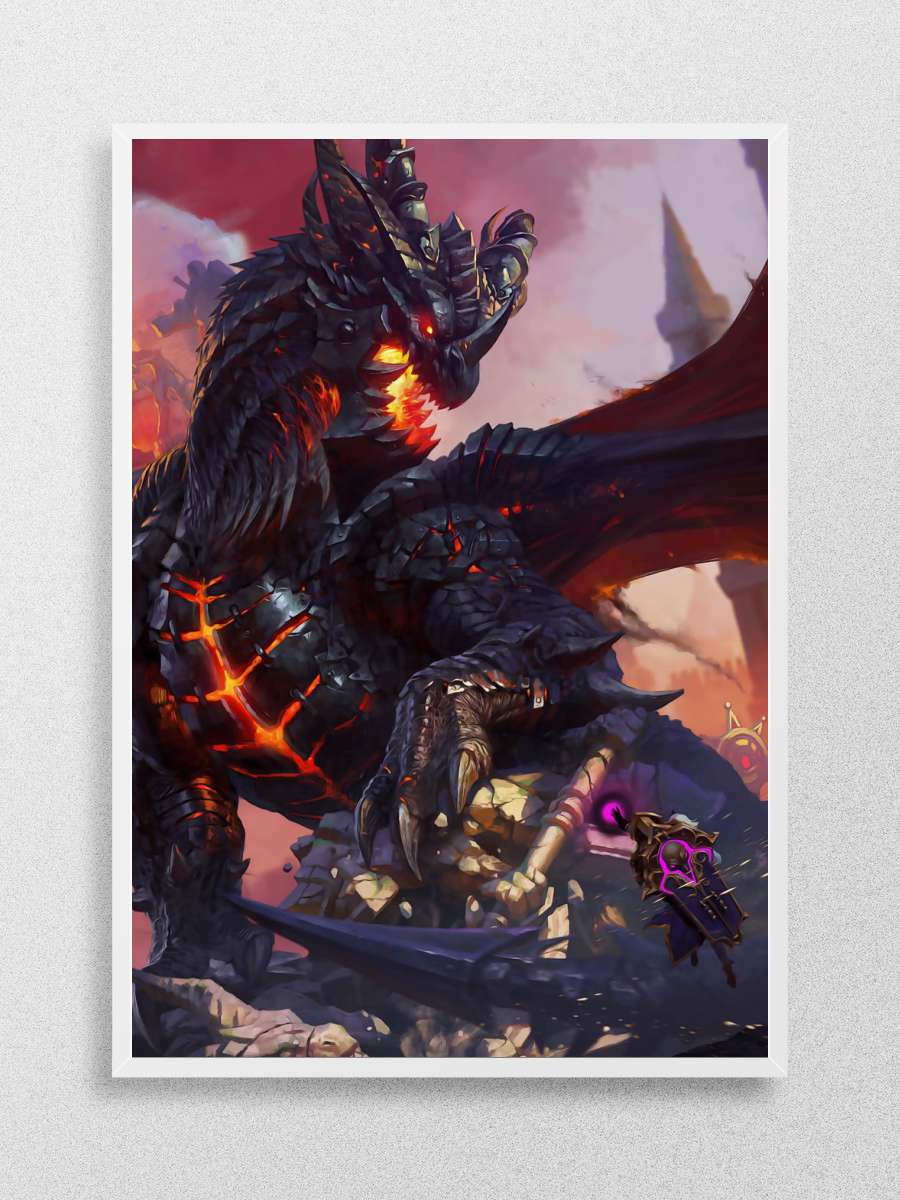 deathwing Anime Poster Çerçevesiz Yüksek Kalite Anime Duvar Poster