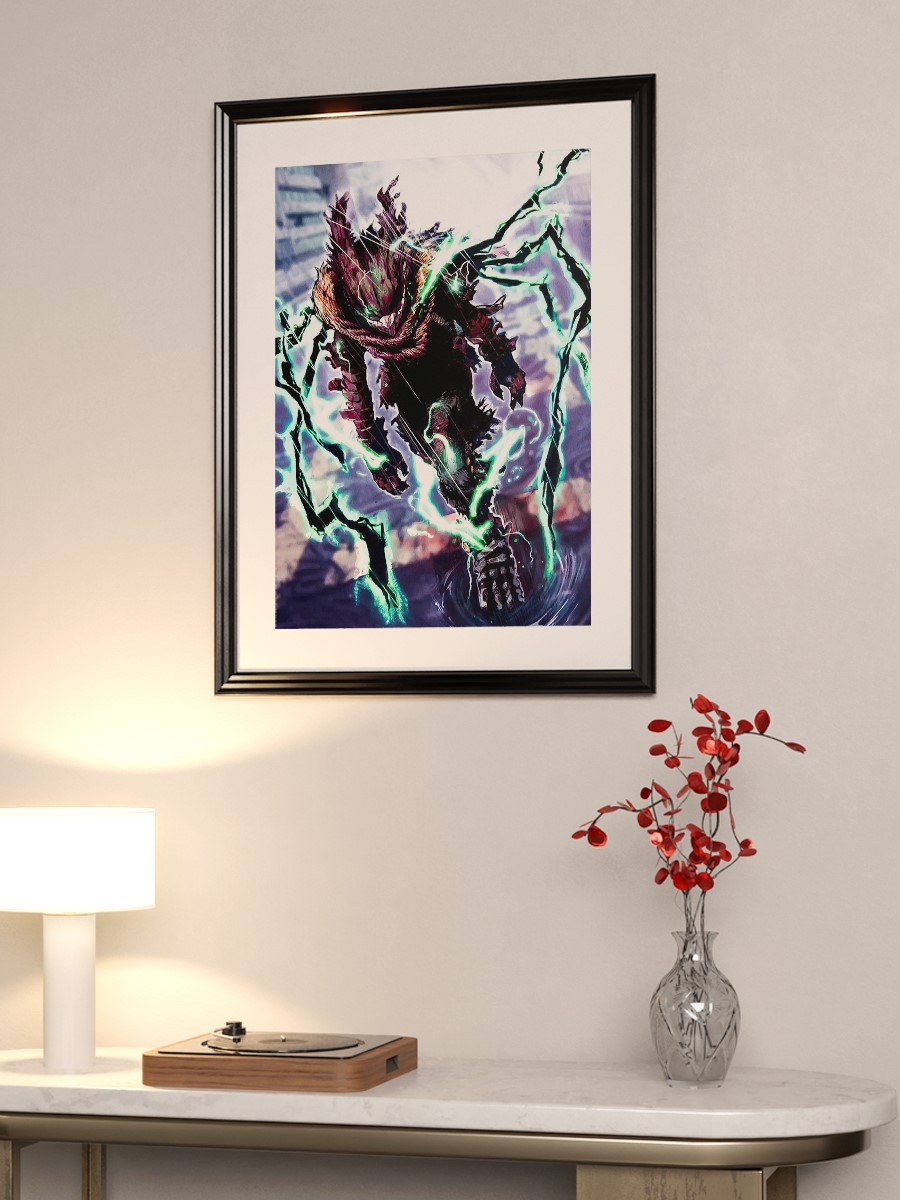 Deku My Hero Academia Anime Poster Çerçevesiz Yüksek Kalite Anime Duvar Poster