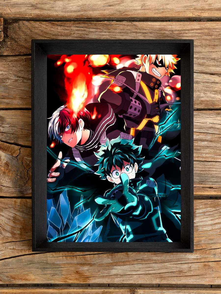 Deku my hero academia Anime Poster Çerçevesiz Yüksek Kalite Anime Duvar Poster