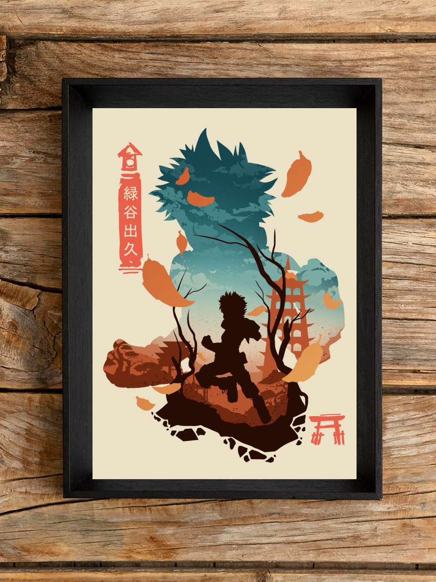 Deku My Hero Academia Anime Poster Çerçevesiz Yüksek Kalite Anime Duvar Poster