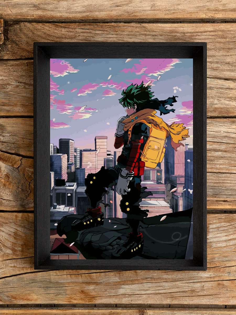 Deku My Hero Academia Anime Poster Çerçevesiz Yüksek Kalite Anime Duvar Poster