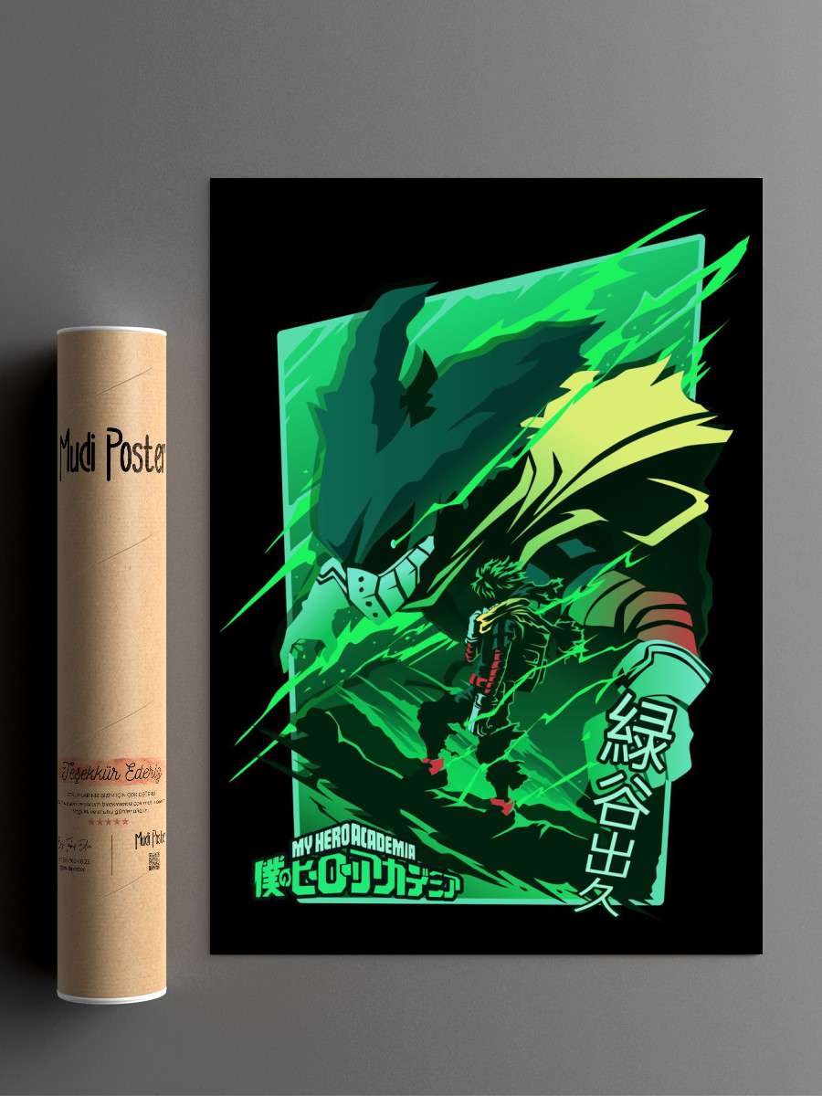 Deku Anime Poster Çerçevesiz Yüksek Kalite Anime Duvar Poster