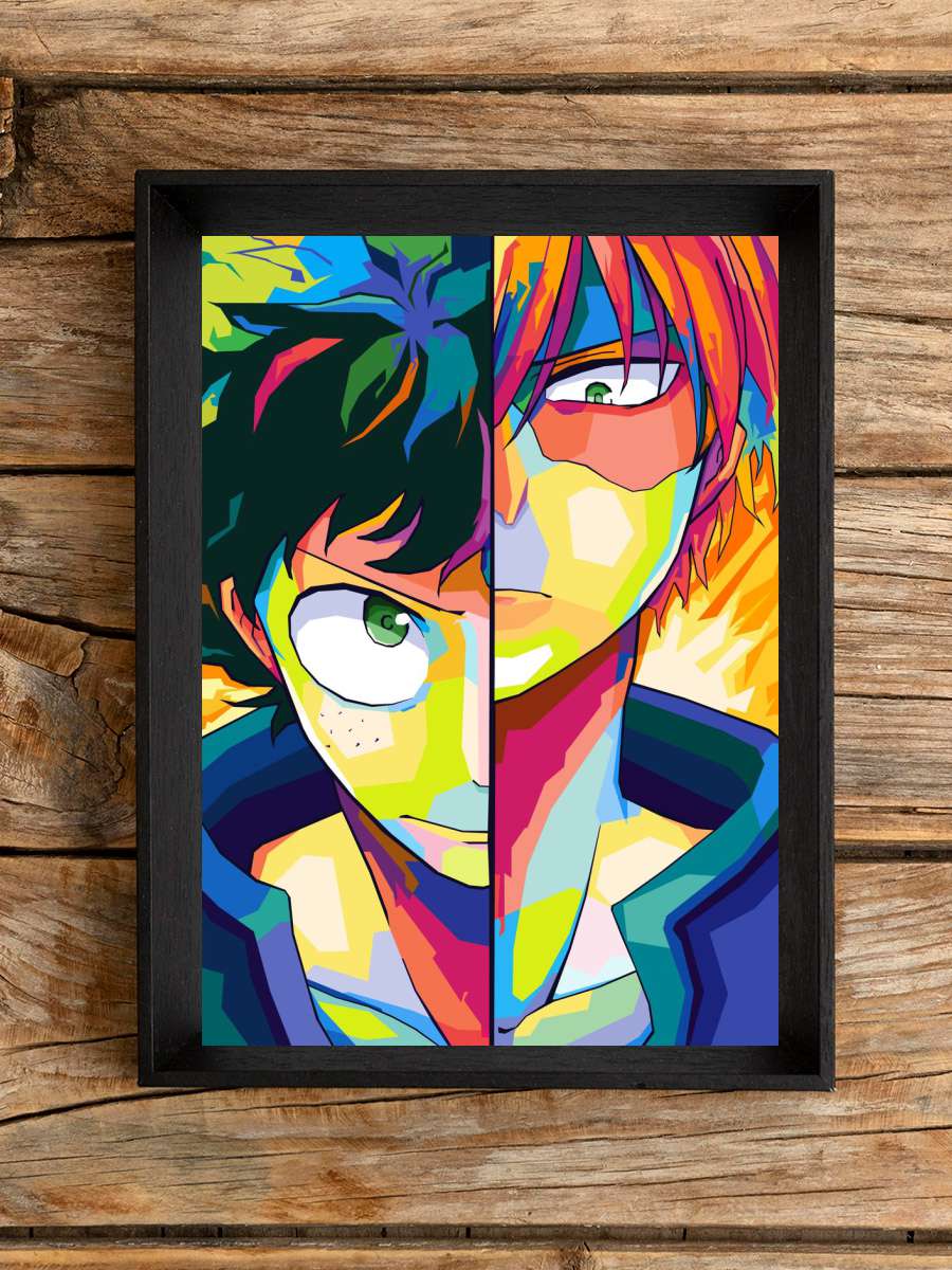 Deku x Shoto Anime Poster Çerçevesiz Yüksek Kalite Anime Duvar Poster
