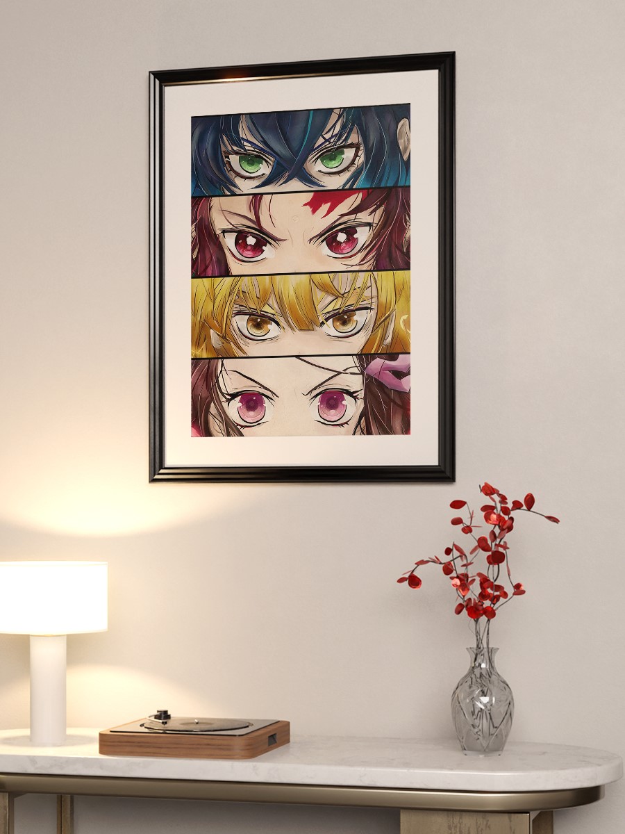 Demon Slayer Poster, Çerçevesiz Tv Film Poster
