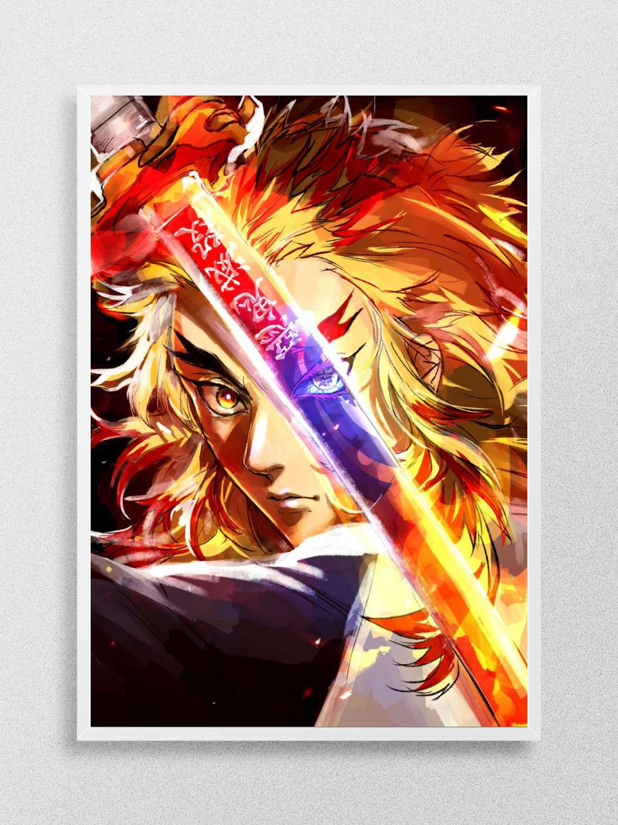 Demon Slayer Anime Anime Poster Çerçevesiz Yüksek Kalite Anime Duvar Poster