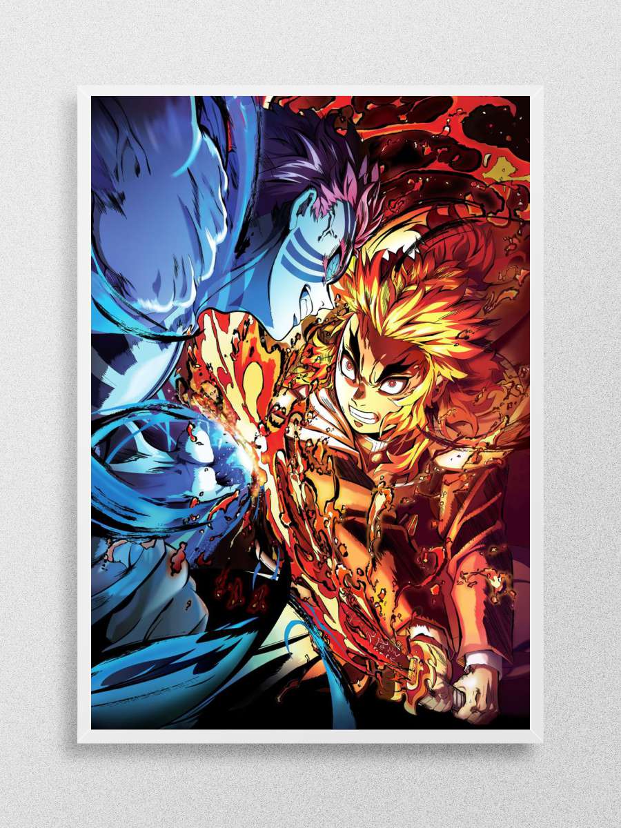 Demon Slayer Anime Anime Poster Çerçevesiz Yüksek Kalite Anime Duvar Poster
