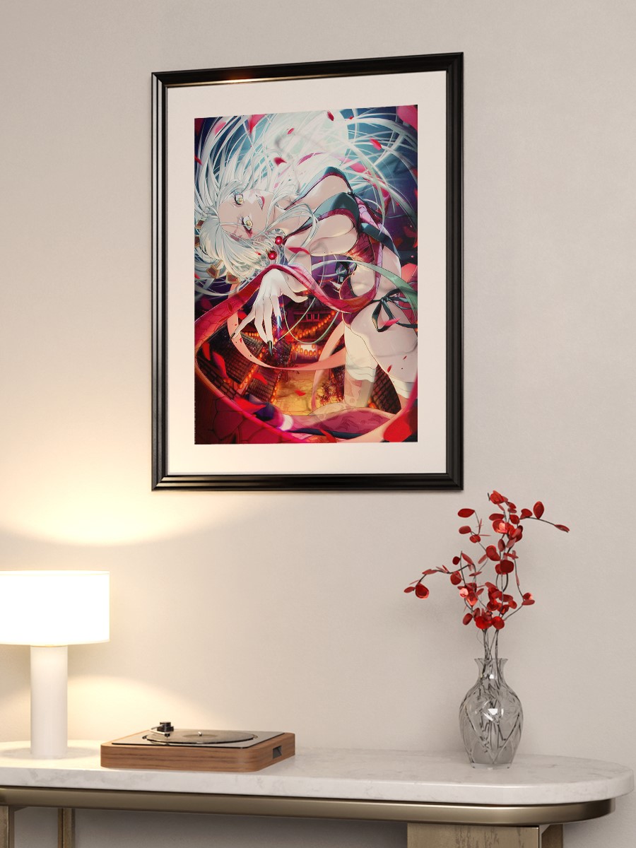 Demon Slayer Daki Anime Poster Çerçevesiz Yüksek Kalite Anime Duvar Poster