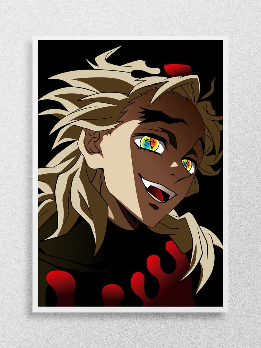 Demon Slayer Douma Anime Poster Çerçevesiz Yüksek Kalite Anime Duvar Poster