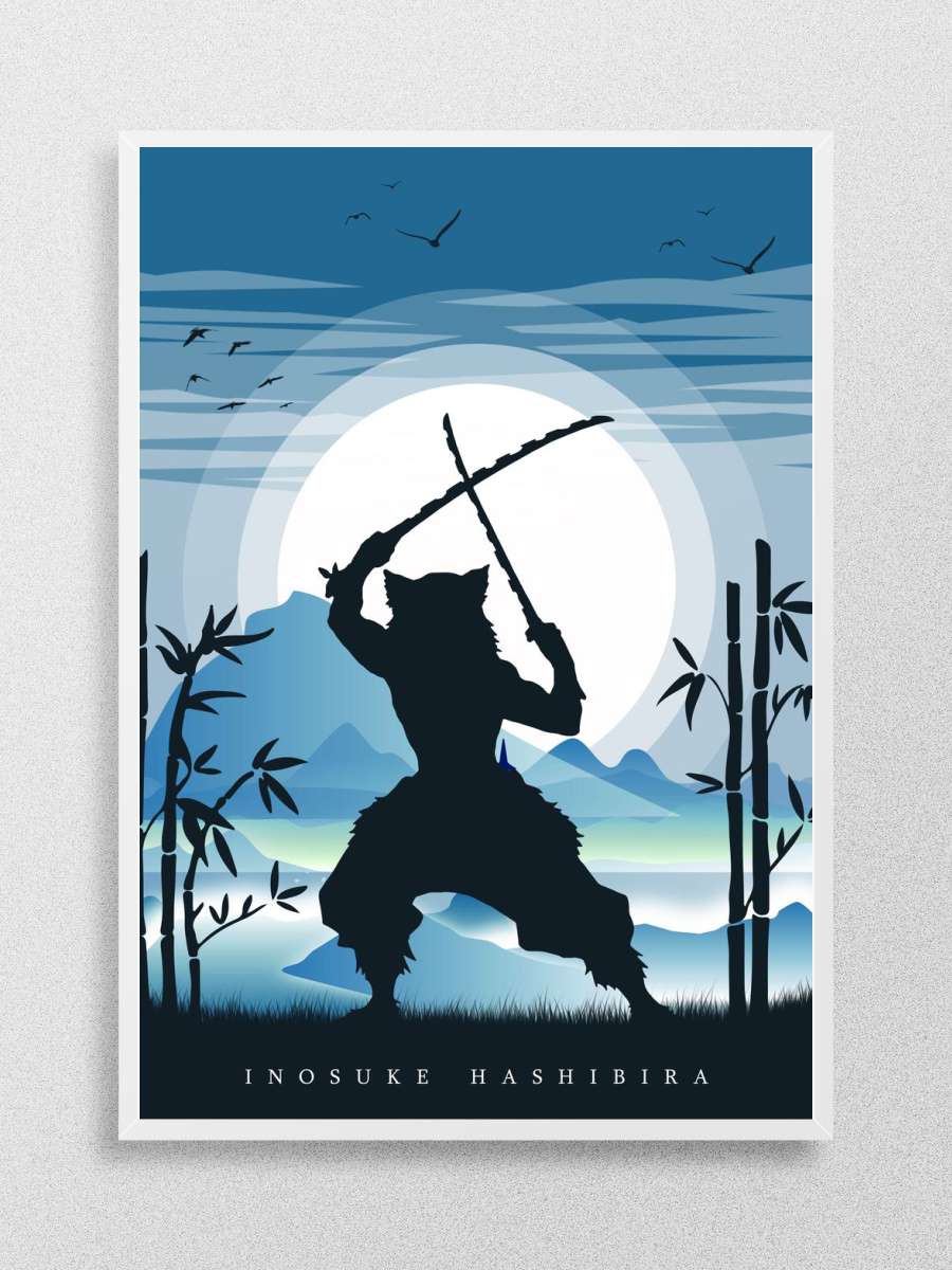 Demon Slayer Inosuke Anime Poster Çerçevesiz Yüksek Kalite Anime Duvar Poster