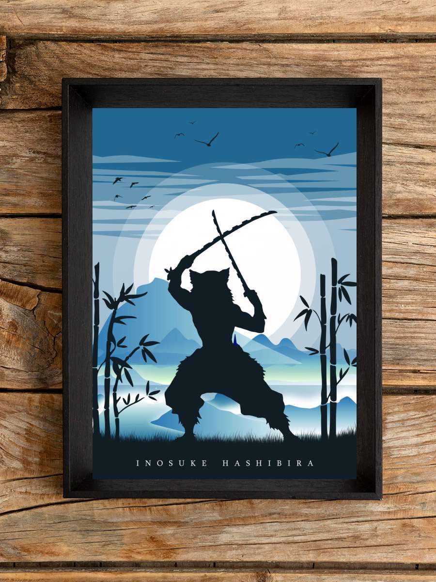 Demon Slayer Inosuke Anime Poster Çerçevesiz Yüksek Kalite Anime Duvar Poster